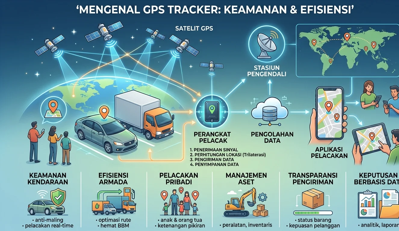 Memahami GPS Tracker: Cara Kerja, Fungsi, dan Manfaatnya untuk Keamanan