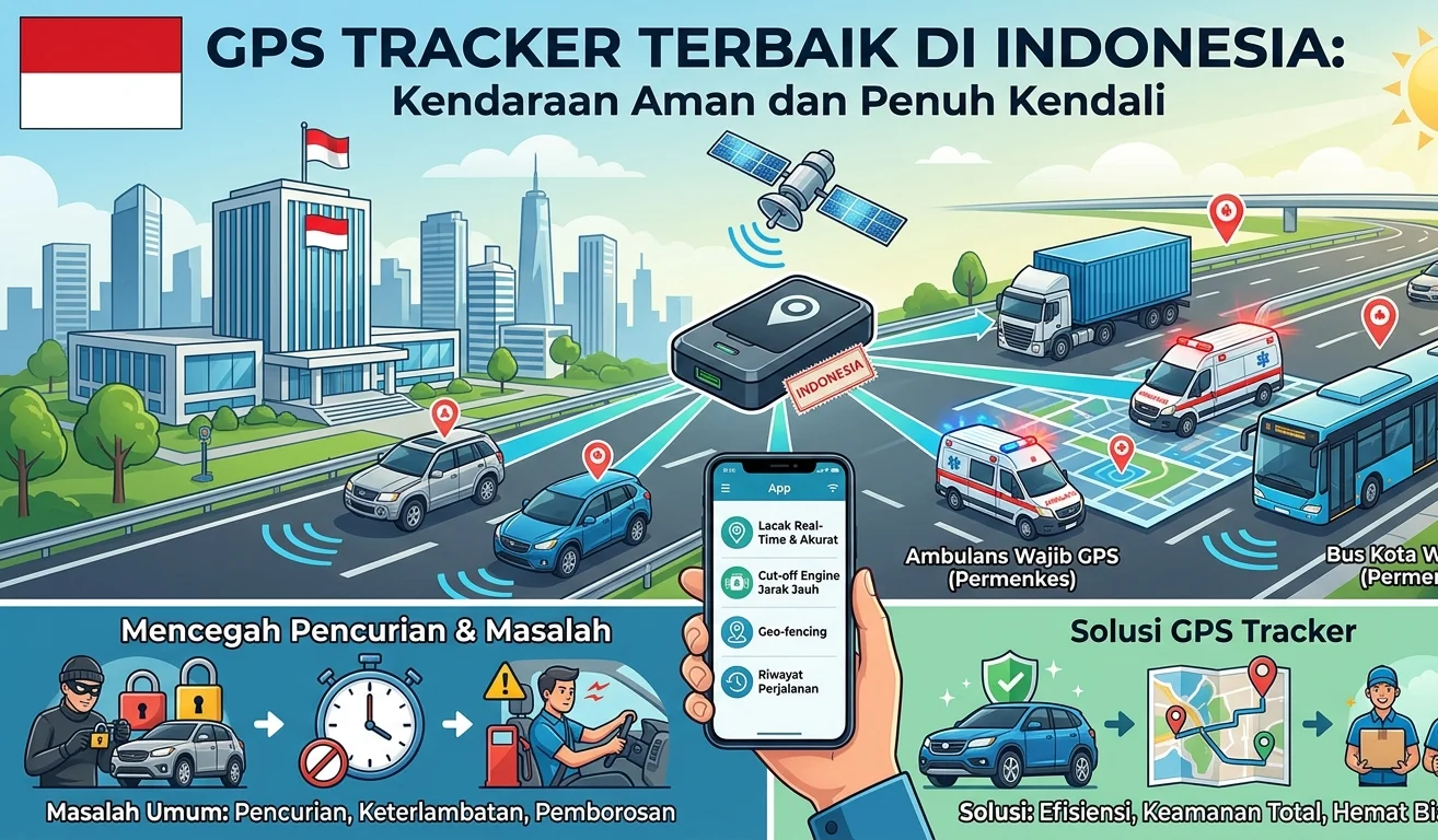 Solusi Keamanan Kendaraan: Pentingnya GPS Tracker Terbaik di Indonesia