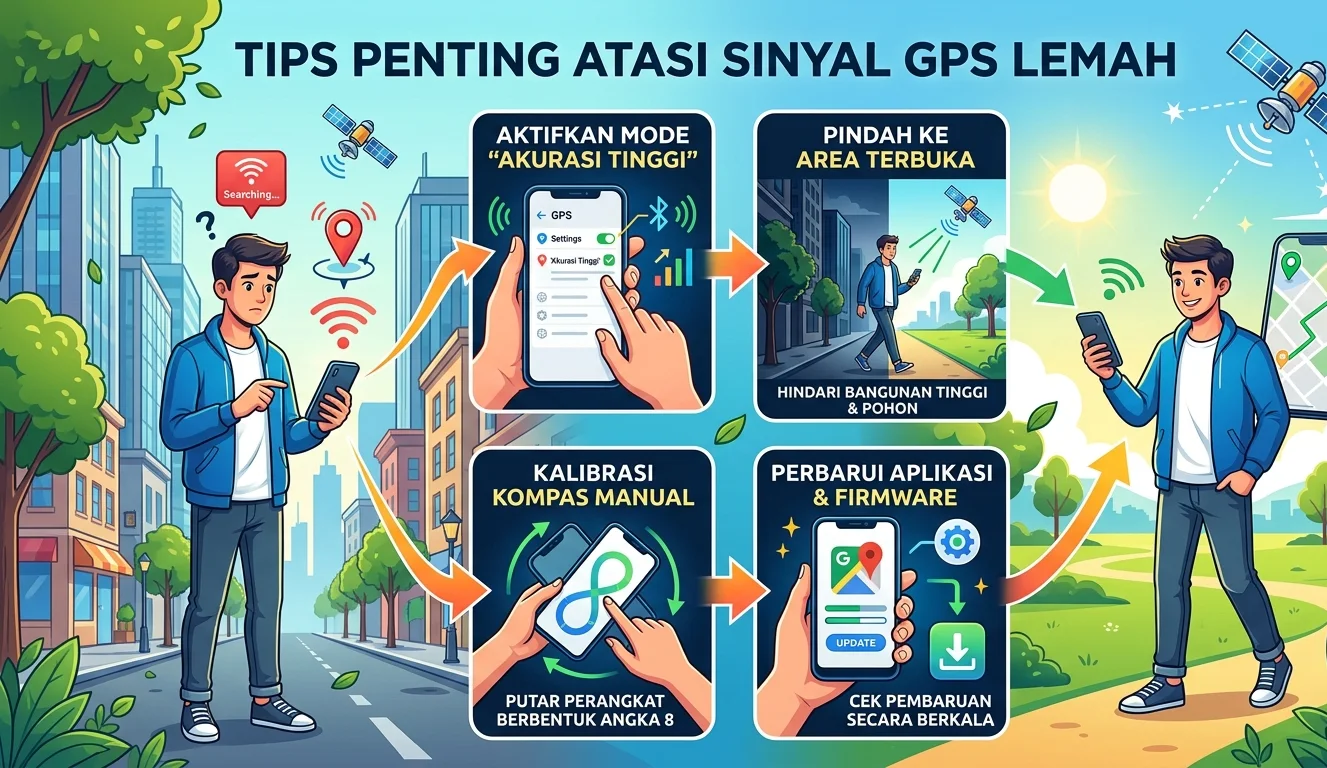 Panduan Efektif Memperbaiki Sinyal GPS yang Lemah
